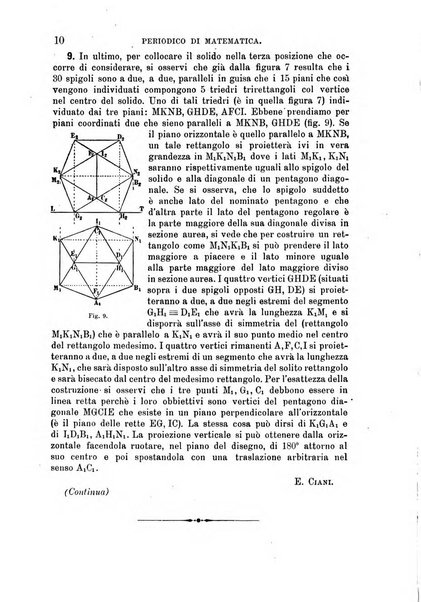 Periodico di matematica per l'insegnamento secondario