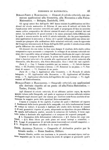 Periodico di matematica per l'insegnamento secondario