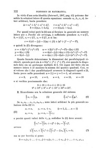 Periodico di matematica per l'insegnamento secondario