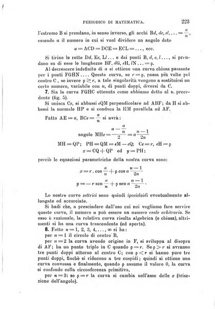 Periodico di matematica per l'insegnamento secondario