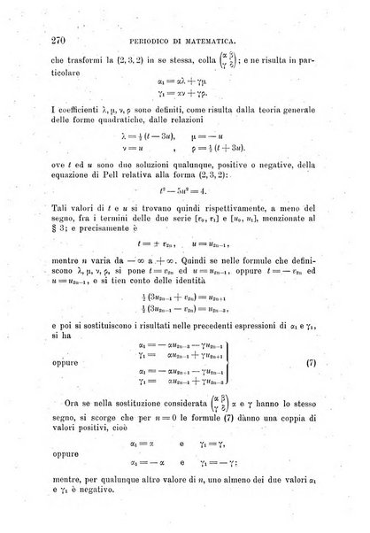 Periodico di matematica per l'insegnamento secondario