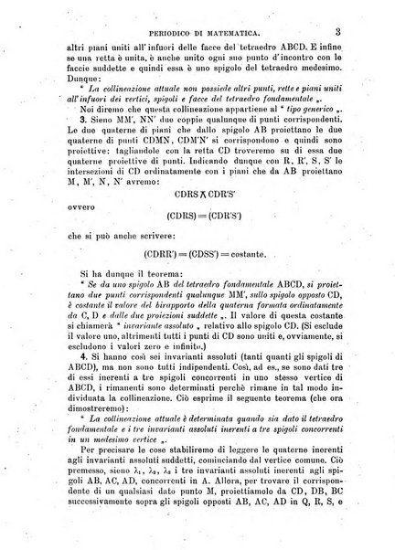 Periodico di matematica per l'insegnamento secondario