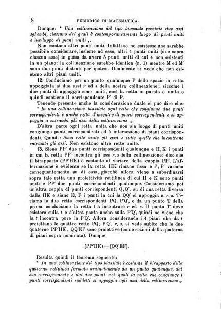 Periodico di matematica per l'insegnamento secondario