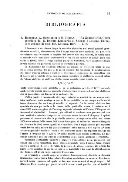 Periodico di matematica per l'insegnamento secondario