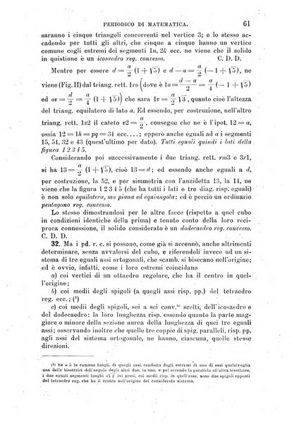 Periodico di matematica per l'insegnamento secondario