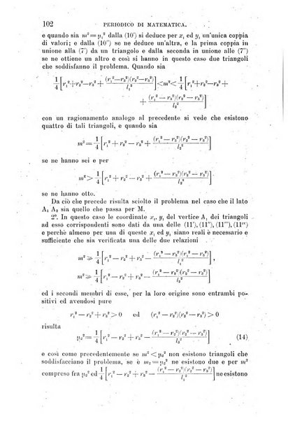 Periodico di matematica per l'insegnamento secondario