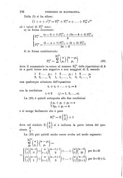 Periodico di matematica per l'insegnamento secondario