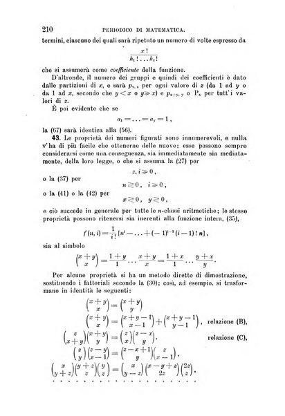 Periodico di matematica per l'insegnamento secondario