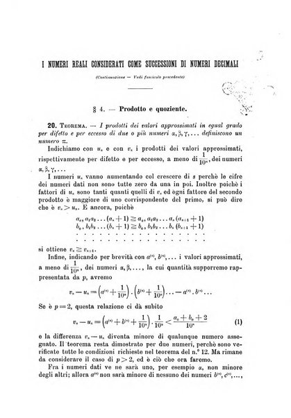 Periodico di matematica per l'insegnamento secondario