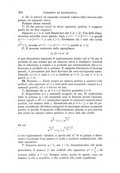 Periodico di matematica per l'insegnamento secondario