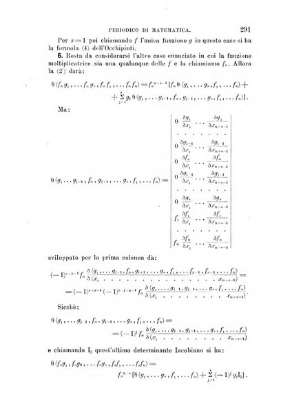 Periodico di matematica per l'insegnamento secondario