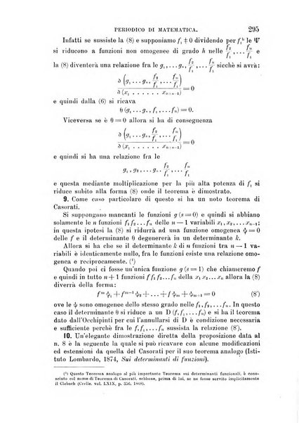 Periodico di matematica per l'insegnamento secondario