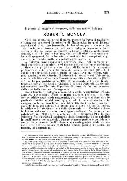 Periodico di matematica per l'insegnamento secondario