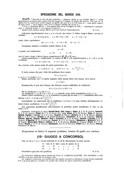 Periodico di matematica per l'insegnamento secondario