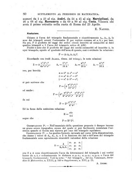 Periodico di matematica per l'insegnamento secondario