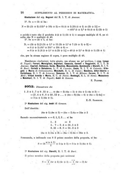 Periodico di matematica per l'insegnamento secondario