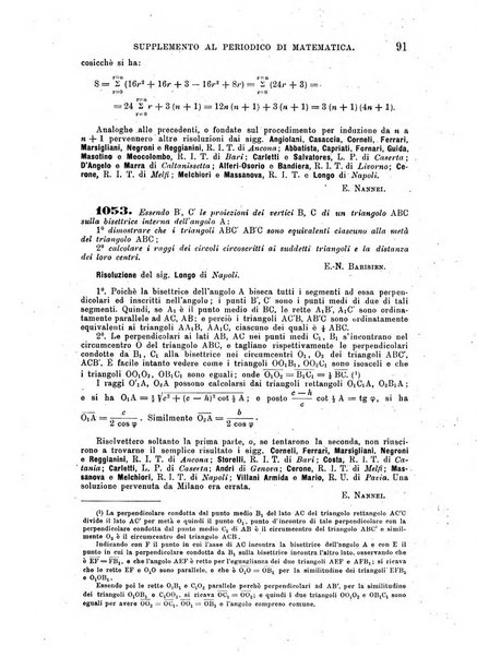 Periodico di matematica per l'insegnamento secondario