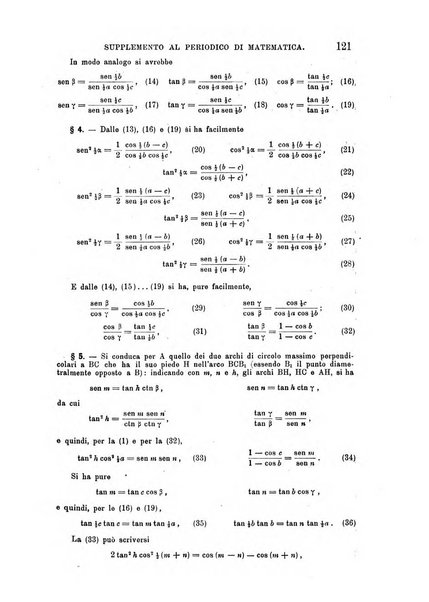 Periodico di matematica per l'insegnamento secondario