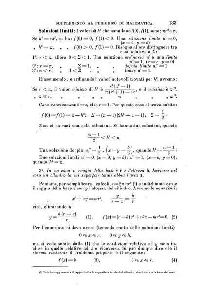 Periodico di matematica per l'insegnamento secondario