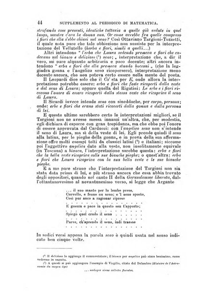 Periodico di matematica per l'insegnamento secondario