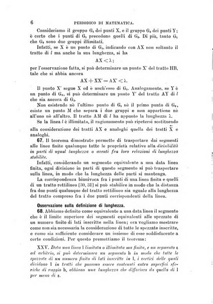 Periodico di matematica per l'insegnamento secondario