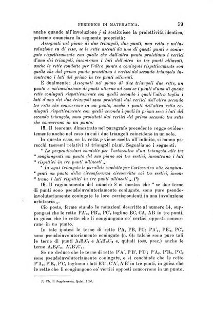 Periodico di matematica per l'insegnamento secondario