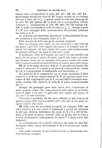 Periodico di matematica per l'insegnamento secondario