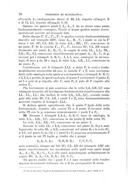 Periodico di matematica per l'insegnamento secondario