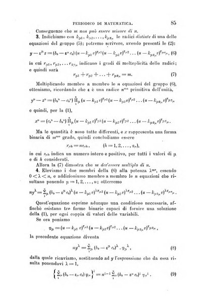 Periodico di matematica per l'insegnamento secondario