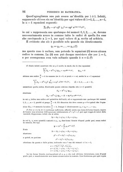 Periodico di matematica per l'insegnamento secondario