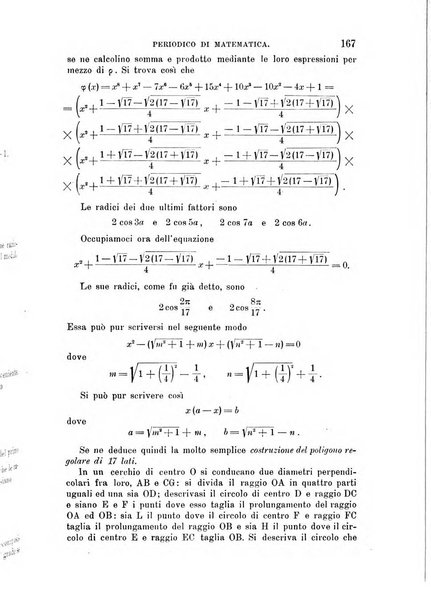 Periodico di matematica per l'insegnamento secondario