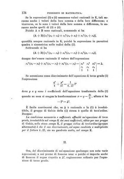 Periodico di matematica per l'insegnamento secondario