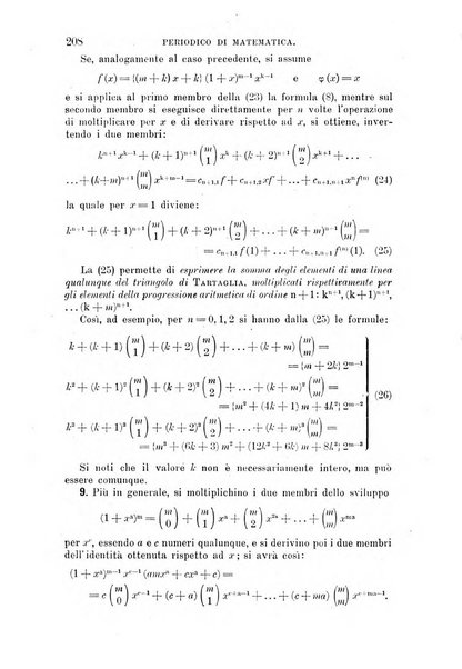 Periodico di matematica per l'insegnamento secondario