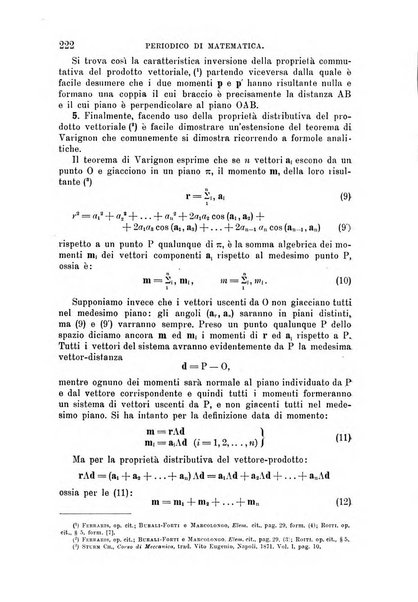 Periodico di matematica per l'insegnamento secondario