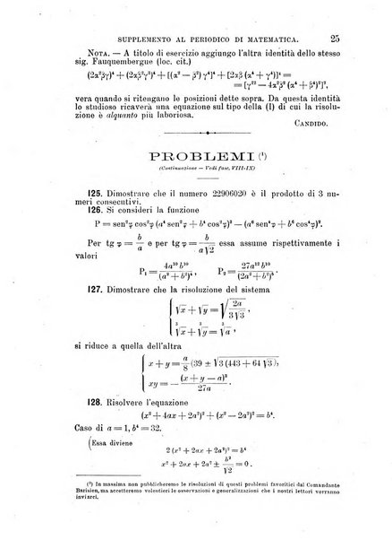 Periodico di matematica per l'insegnamento secondario