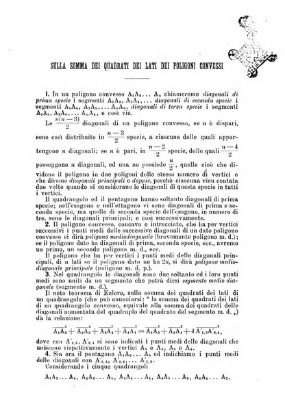 Periodico di matematica per l'insegnamento secondario