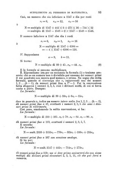 Periodico di matematica per l'insegnamento secondario