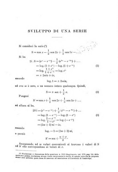 Periodico di matematica per l'insegnamento secondario