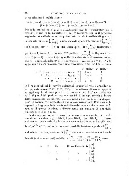 Periodico di matematica per l'insegnamento secondario