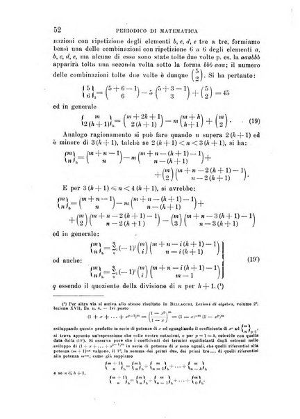 Periodico di matematica per l'insegnamento secondario