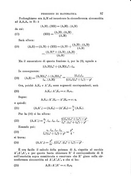 Periodico di matematica per l'insegnamento secondario