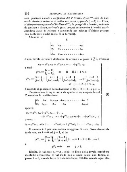 Periodico di matematica per l'insegnamento secondario