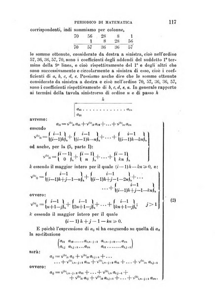 Periodico di matematica per l'insegnamento secondario