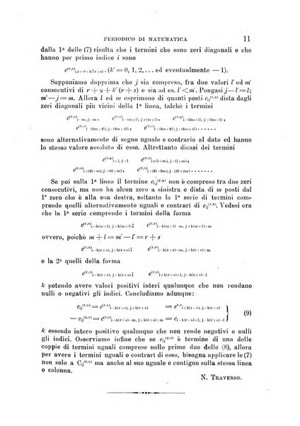 Periodico di matematica per l'insegnamento secondario