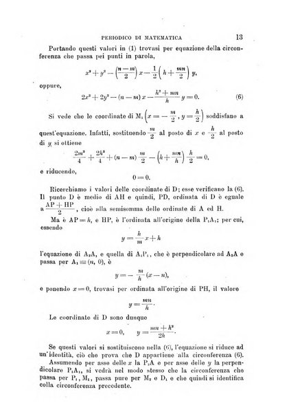 Periodico di matematica per l'insegnamento secondario