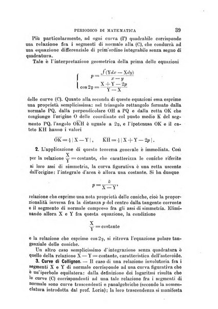 Periodico di matematica per l'insegnamento secondario