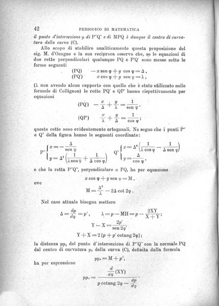 Periodico di matematica per l'insegnamento secondario