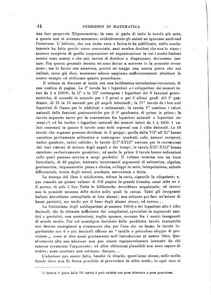 Periodico di matematica per l'insegnamento secondario