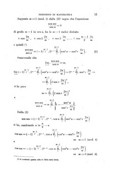 Periodico di matematica per l'insegnamento secondario