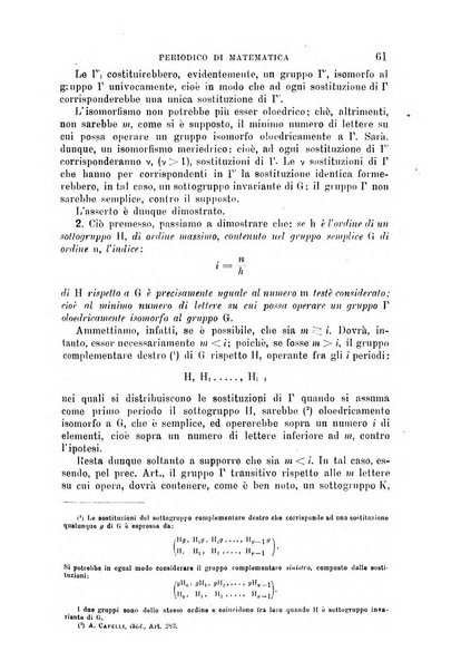 Periodico di matematica per l'insegnamento secondario